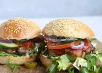 Hjemmelavet burger 